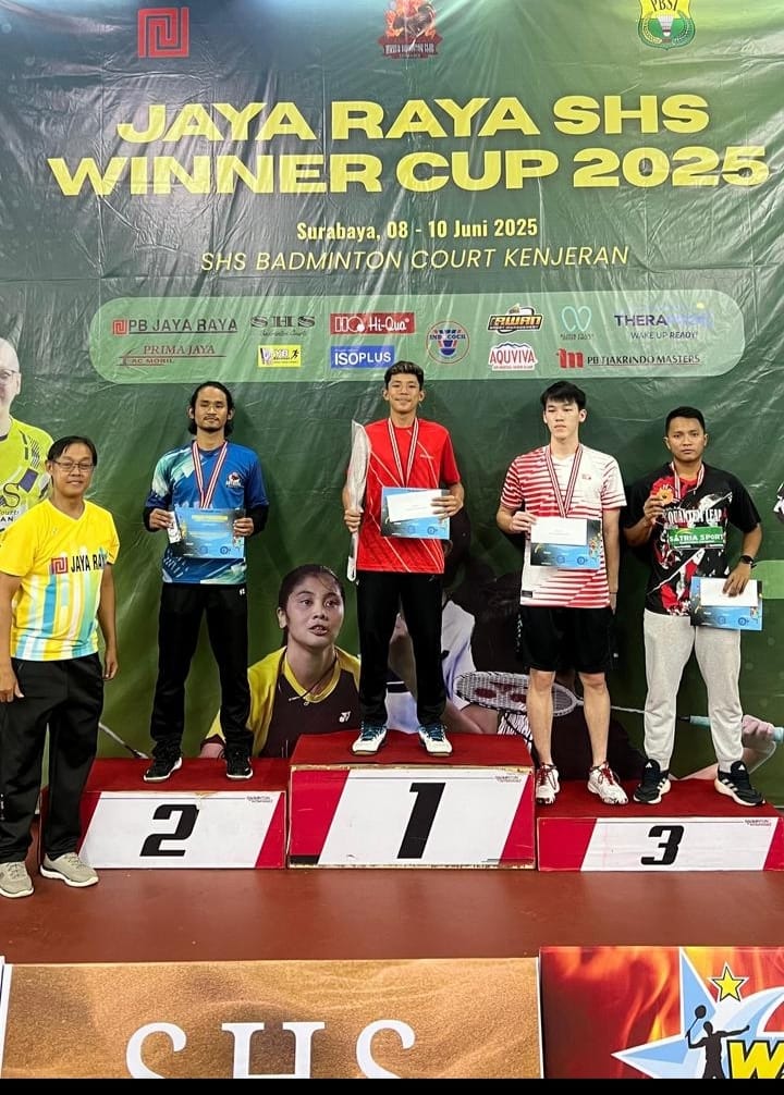 Juara  Jaya Raya Winner, Fadel Aldo Gracia Jadi Asa Baru Bulu Tangkis Kabupaten Mojokerto di Porprov IX