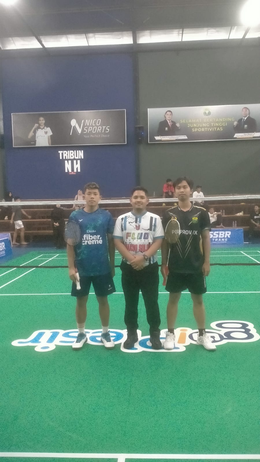 Tampil Prima, Cabor Bulutangkis Beregu Putra dan Putri Kabupaten Mojokerto Tumbangkan Kabupaten Nganjuk