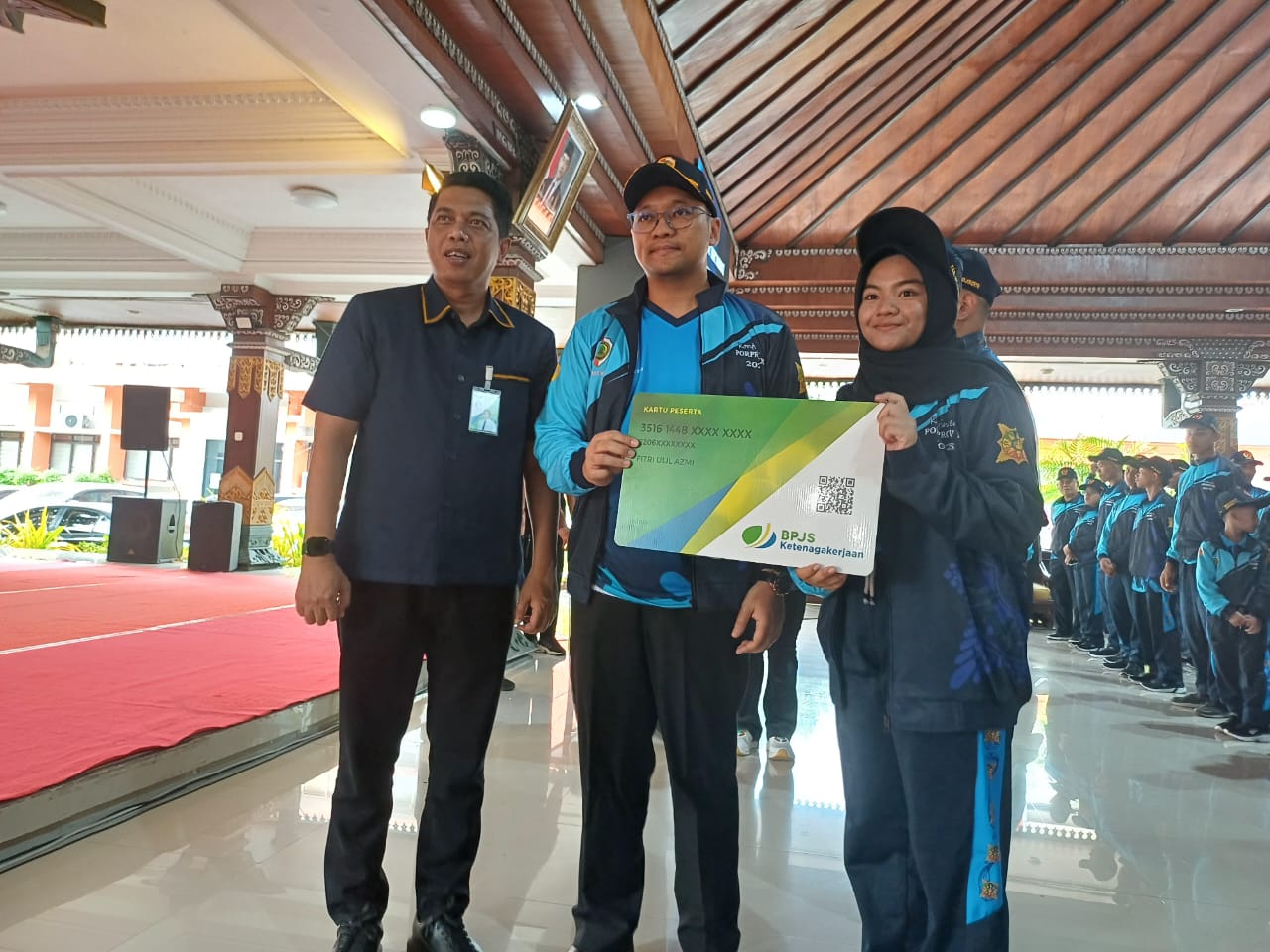 Lepas Kontingen Porprov IX Jatim, Wakil Bupati  Optimis Kabupaten Mojokerto Bisa Pertahankan Peringkat 10 Besar