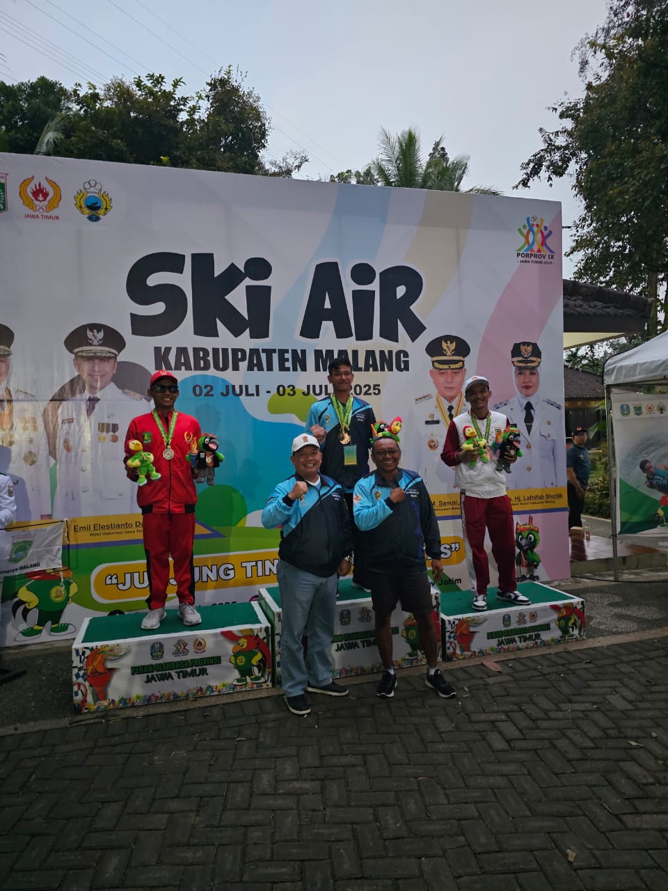 Kejutan, Dua Atlet Sky Air Kabupaten Mojokerto Sumbang 5 Medali di Porprov IX Jatim 2025