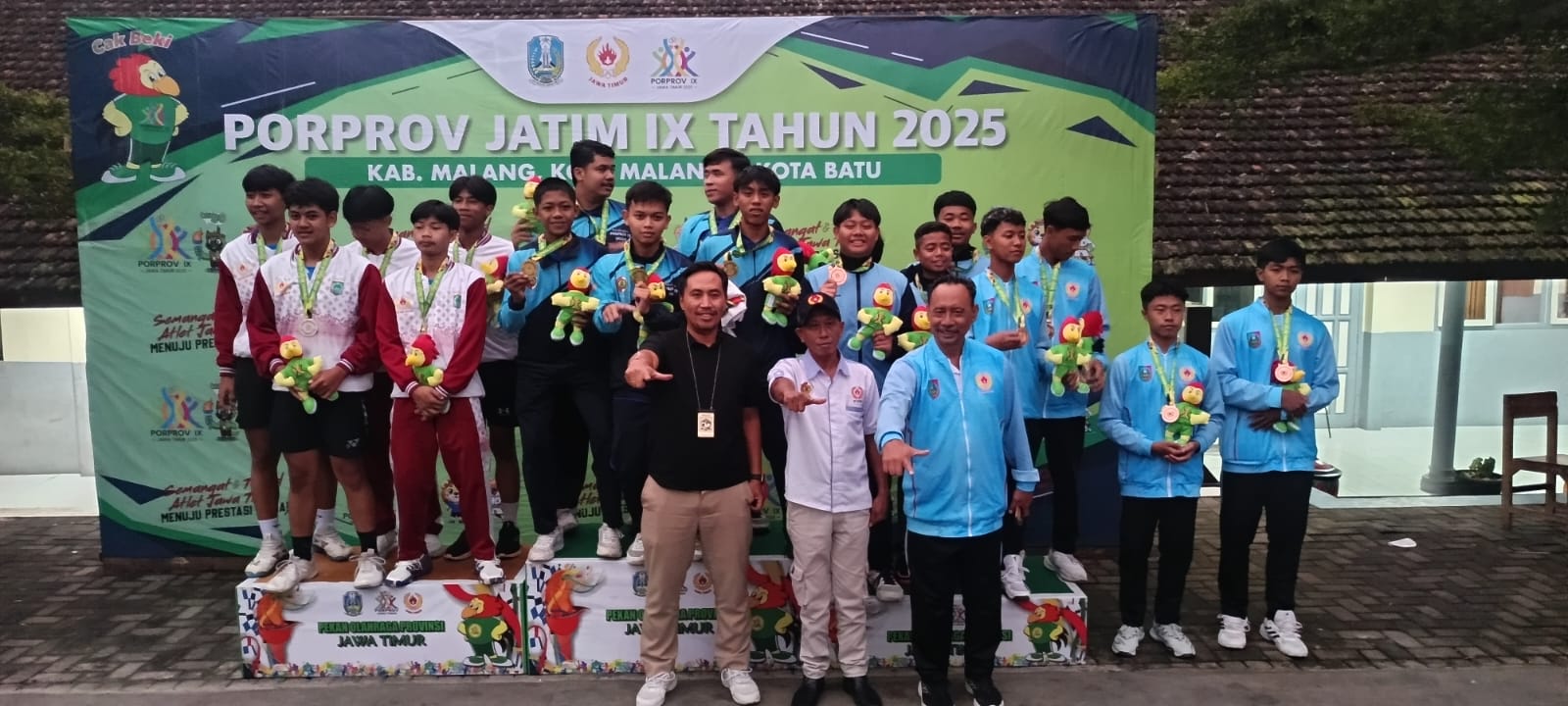 Raih 5 Medali, Cabor Pickelball, Kabupaten Mojokerto Jadi Juara Umum