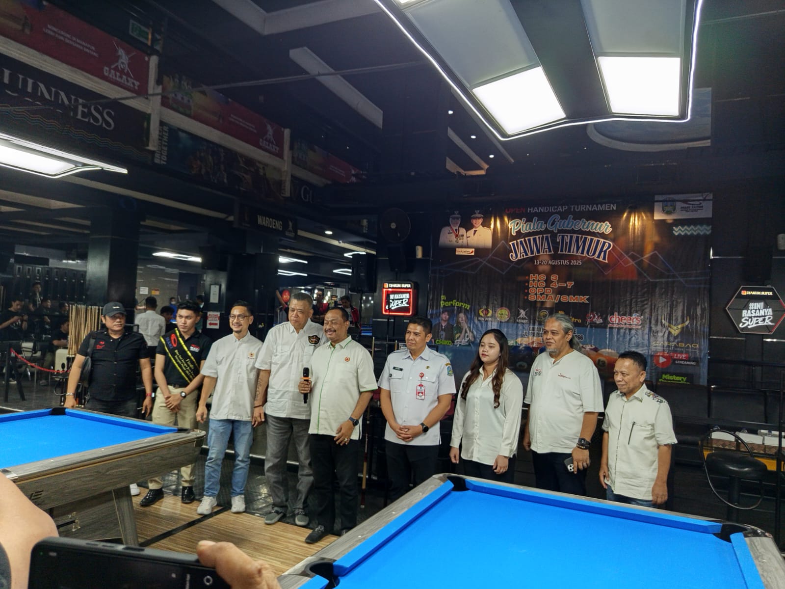 Pembukaan Turnamen Piala Gubernur Jawa Timur 2025 di Surabaya