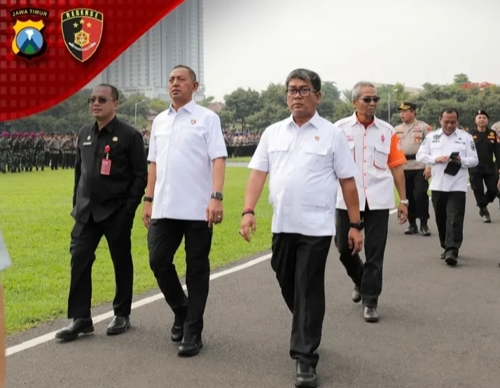 Ditreskrimsus Polda Jatim Berkomitmen Kawal Transparansi Bantuan Kemanusiaan Pada Apel Tanggap Darurat Bencana