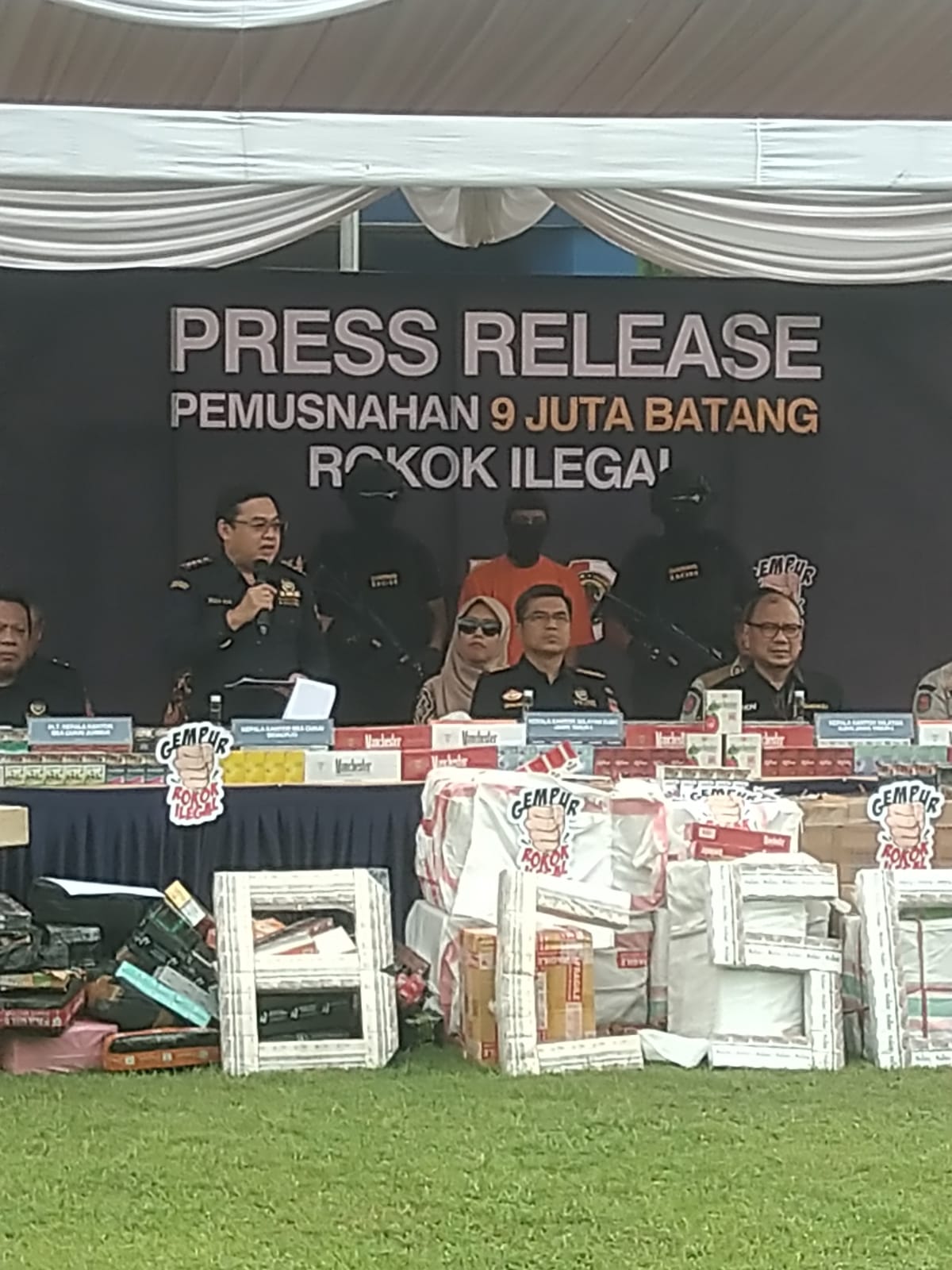 Bea Cukai Sidoarjo Perkuat Pengawasan, Puluhan Juta Rokok Ilegal Dimusnahkan Sepanjang 2025