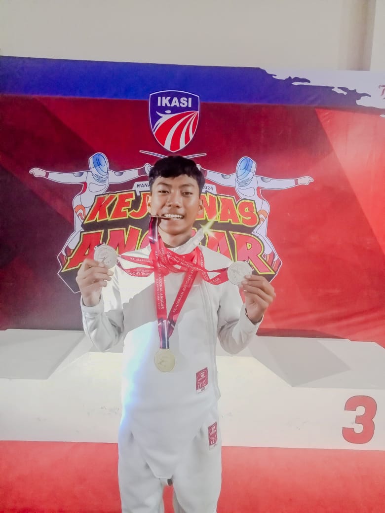 Ksatria Muda dari Sidoarjo, Putra Satrio Dwi Athallah Tegaskan Eksistensi Anggar di Level Nasional