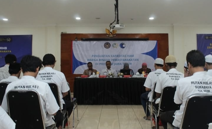 Kementerian HAM Dorong Penguatan Pemenuhan Hak Warga Binaan di Rutan Surabaya